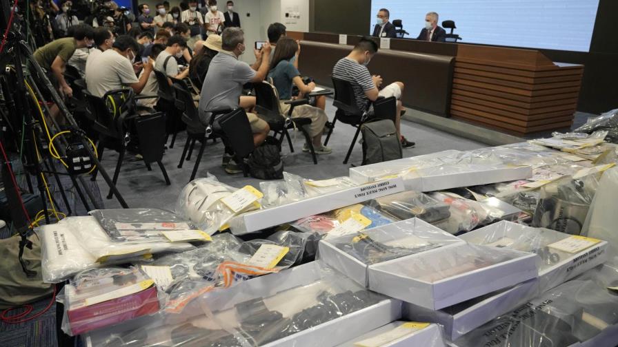Nueve detenidos por supuesta trama de bombas en Hong Kong