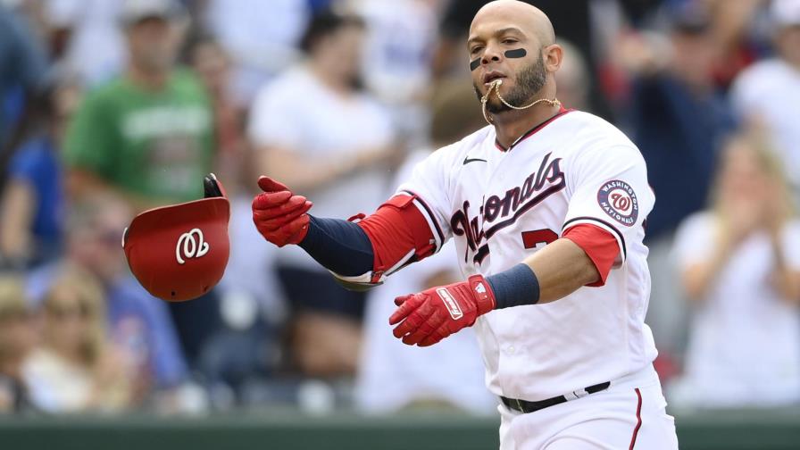 Nacionales doblegan 6-5 a Cachorros con jonrón de Hernández