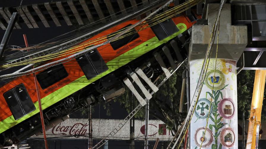 México: Reporte achaca a malas soldaduras colapso de metro