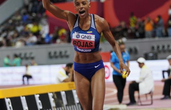 Rojas repite oro para Venezuela en salto triple del Mundial