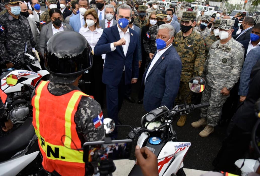 El presidente Luis Abinader encabezó el Plan de Seguridad Ciudadana.
