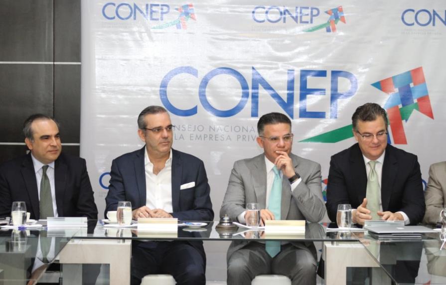 Luis Abinader se reúne con el Conep y analizan  temas de la agenda nacional 