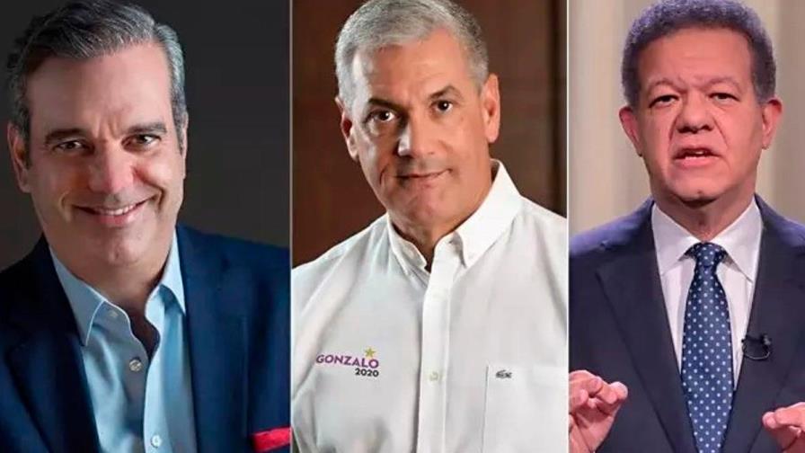 Proponen debate entre Luis Abinader, Leonel Fernández y Gonzalo Castillo