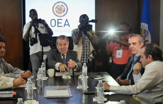 Líderes políticos piden a OEA mantener misión en RD y apoyar investigación