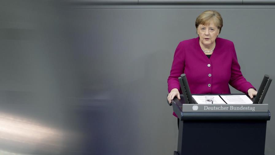 Merkel pide cooperación internacional ante el coronavirus
