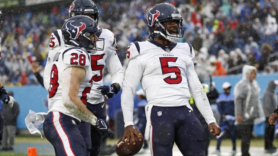 Texans ponen fin a mala racha; derrotan 22-13 a Titans Texans ponen fin a mala racha; derrotan 22-13 a Titans