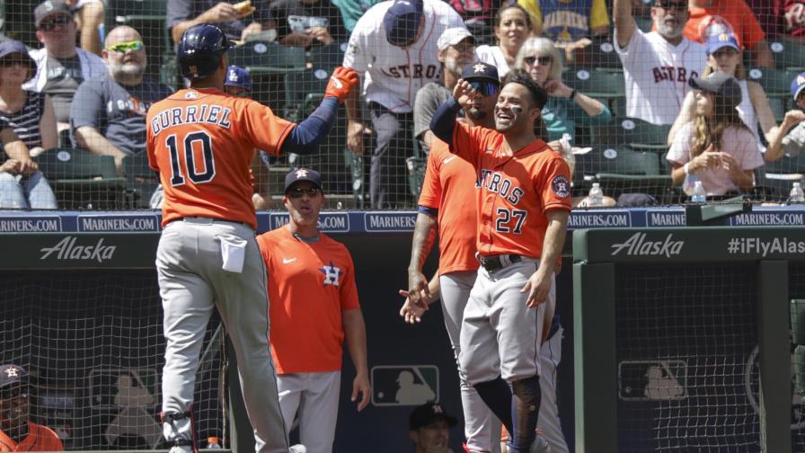 Gurriel y Astros toman gran ventaja para arrollar en Seattle