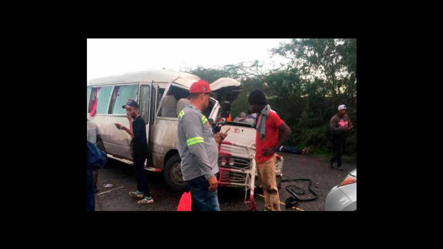 Identifican víctimas de accidente en carretera Montecristi-Dajabon