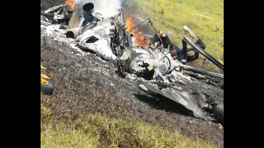 Helicóptero accidentado  es propiedad de Telecable Central 