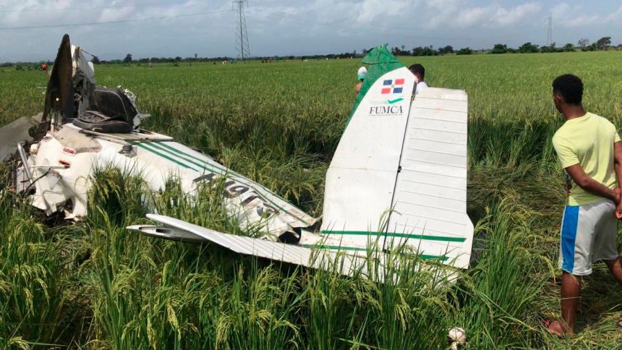Muere piloto al desplomarse avioneta en San Francisco de Macorís Muere piloto al desplomarse avioneta en San Francisco de Macorís
