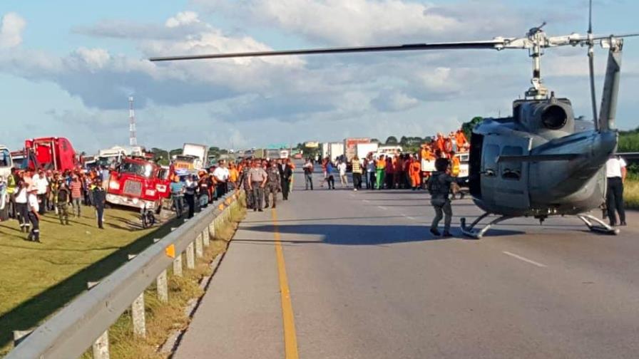 Al menos seis turistas accidentados fueron trasladados a centros de la capital