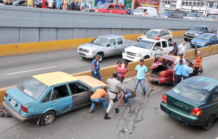 Los accidentes de tránsito aumentan en un 8 % a pesar de la pandemia