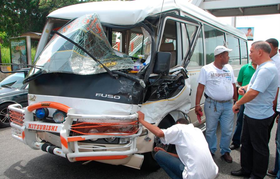 Estudio revela siete personas mueren al día en el país por accidentes de tránsito