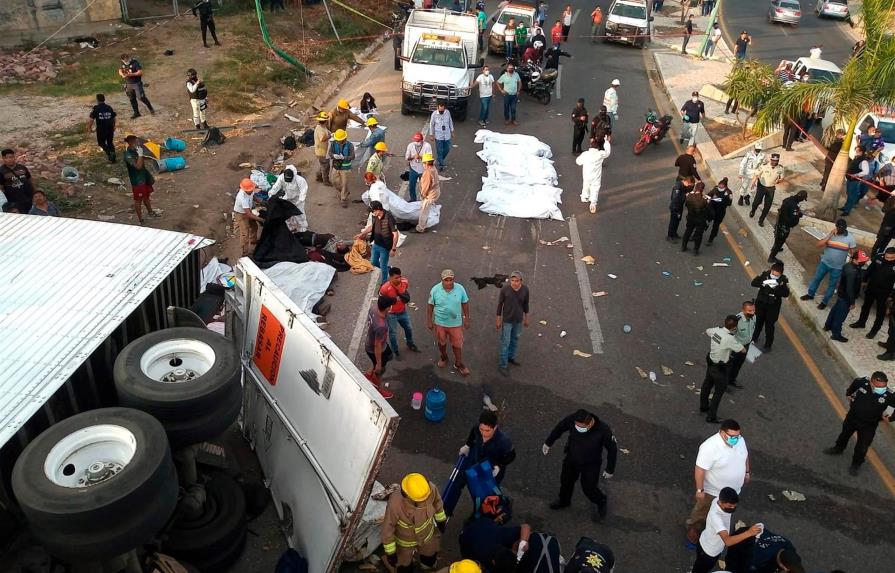 Confirman que cinco dominicanos iban en camión accidentado en México