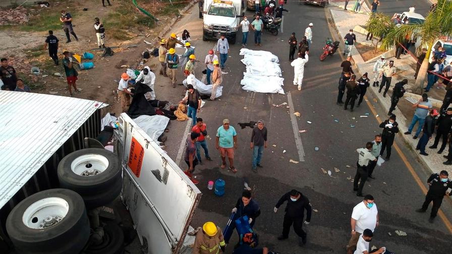 Confirman que cinco dominicanos iban en camión accidentado en México