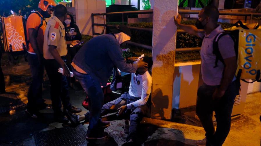 Yipeta choca un delivery en la Abraham Linconl