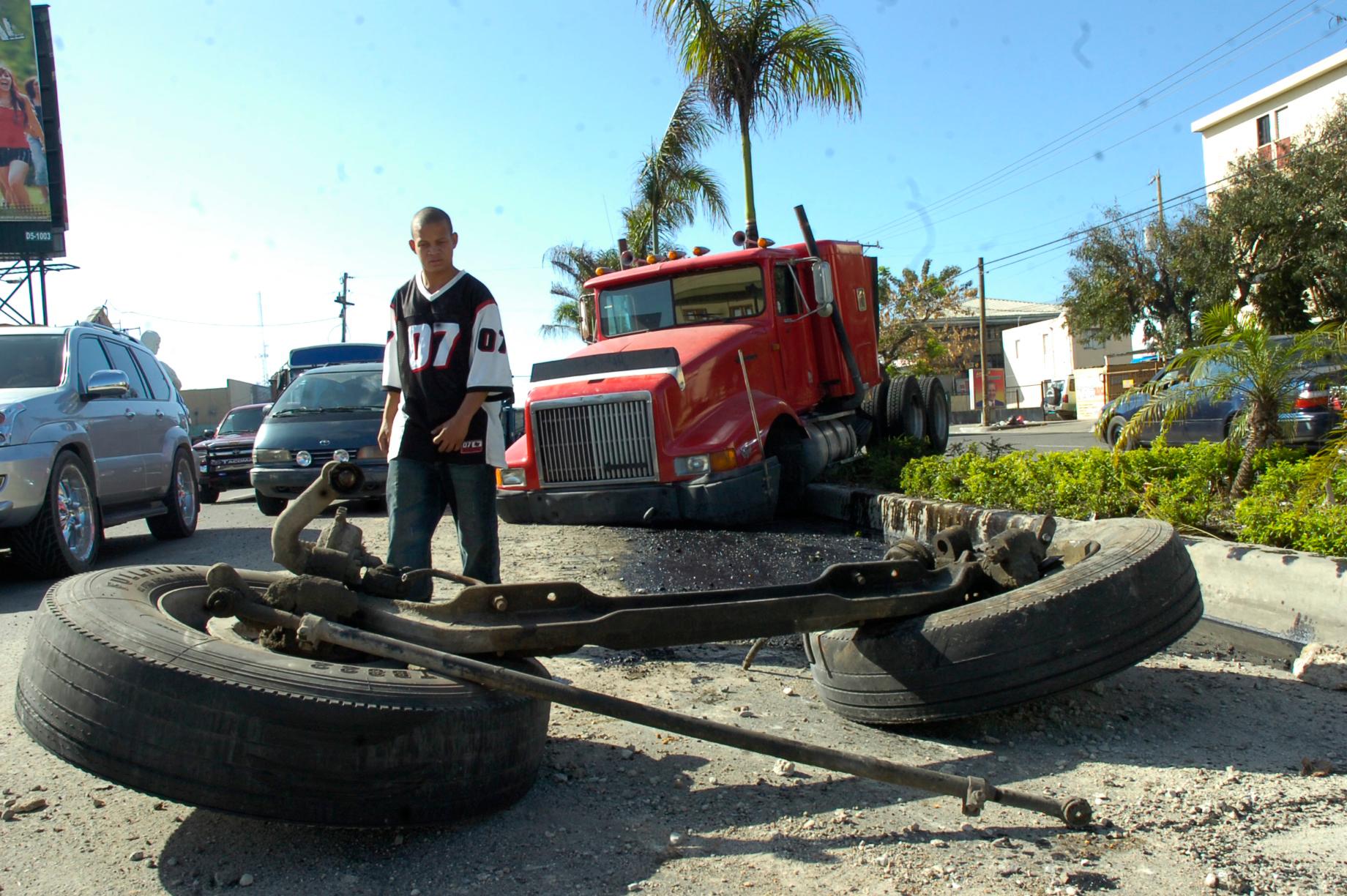 Los vehículos pesados también provocan accidentes de tránsito pero en menor proporción.