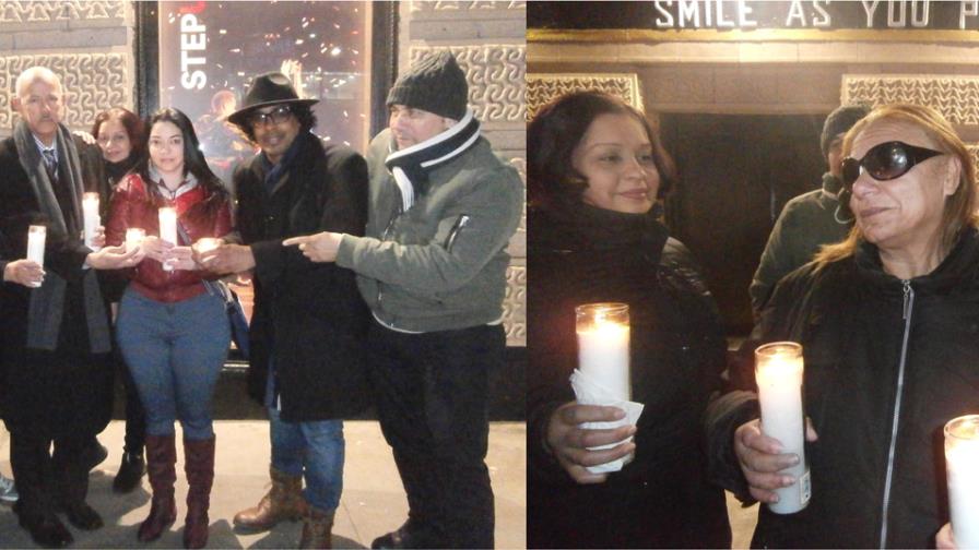 Realizan vigilia en Nueva York en memoria de Anthony Ríos