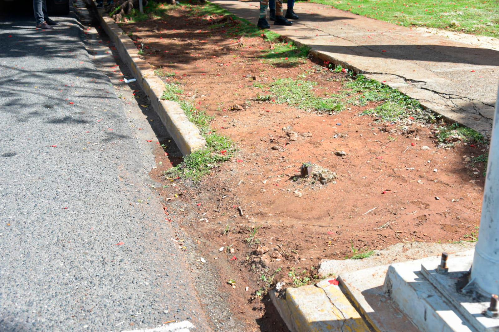 Carolina Mejía indicó que desde hace más de 15 años los residentes de Naco han estado reclamando la reconstrucción de las aceras.