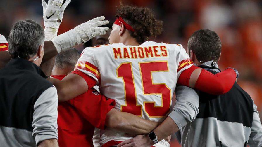 Fuente AP: Lesión del MVP Mahomes no es tan seria