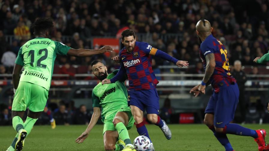 Barcelona se sacude y golea a Leganés en la Copa del Rey Barcelona se sacude y golea a Leganés en la Copa del Rey