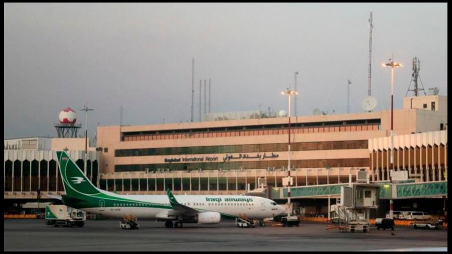 Tres misiles impactan en aeropuerto de Bagdad, donde hay soldados estadounidenses