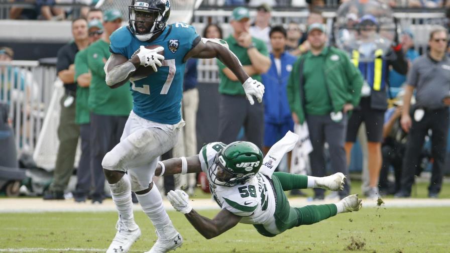 Jaguars interceptan 3 veces a Darnold y vencen a Jets Jaguars interceptan 3 veces a Darnold y vencen a Jets