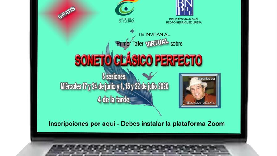 Harán taller virtual de sonetos en la Biblioteca Nacional