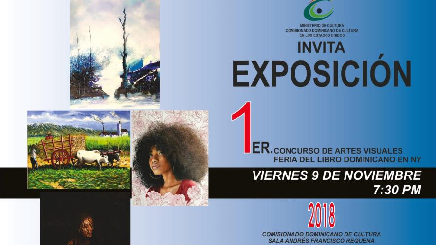 Abren exposición de artes visuales en el Comisionado Dominicano de Cultura de Nueva York