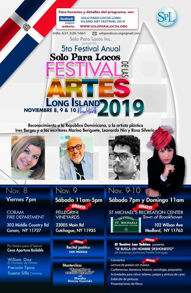 Homenajearán escritores dominicanos en el Festival Internacional de Artes “Solo Para Locos”