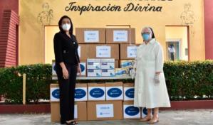 AFP Popular entrega materiales contra el COVID-19 a hogares de ancianos