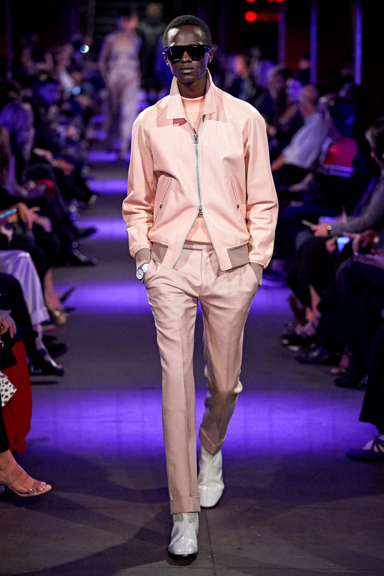 Malick Bodian en el desfile de Tom Ford para NYFW Spring 2020. 