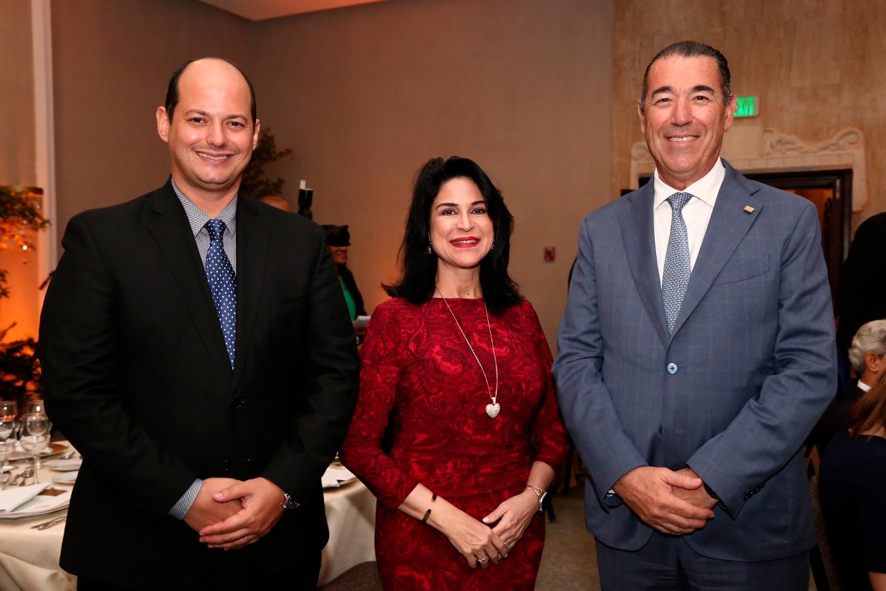 Alejandro Cambiaso, Amelia Reyes y Juan Martin de Oliva.