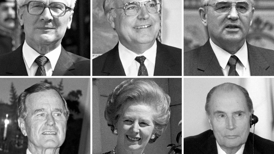 Las figuras políticas clave del muro de Berlín