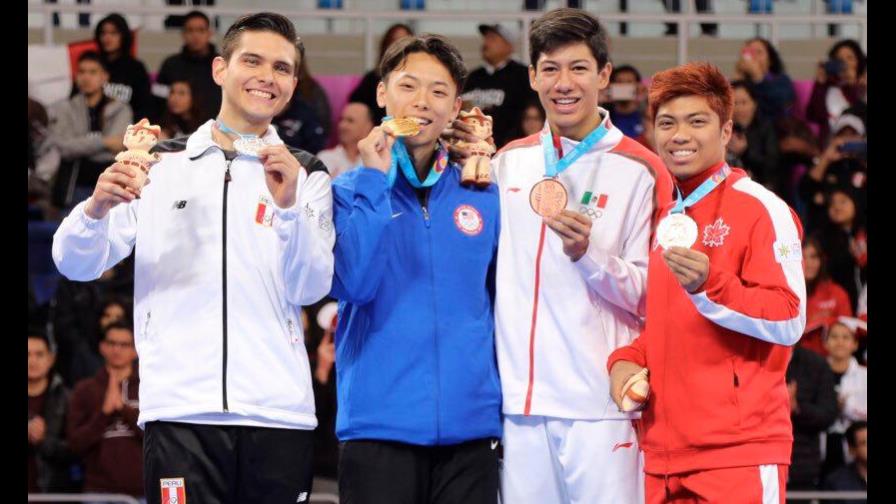 El estadounidense Alex Lee pone cara al primer oro de los Panamericanos