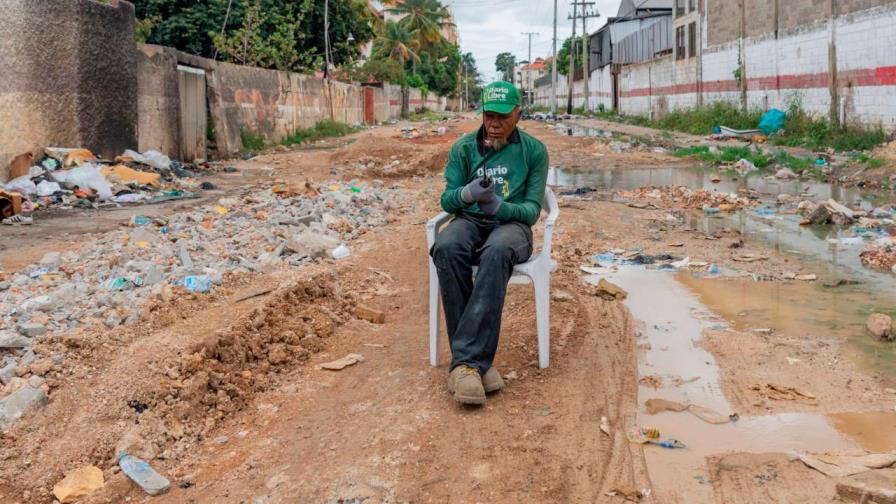 Tramo peligroso de la calle 13 de Alma Rosa I Tramo peligroso de la calle 13 de Alma Rosa I