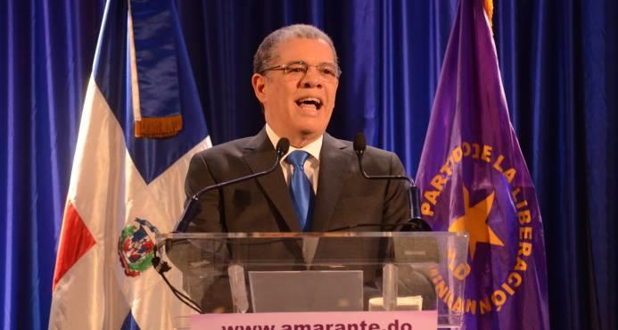Carlos Amarante plantea a Leonel Fernández retirarse para evitar división del PLD