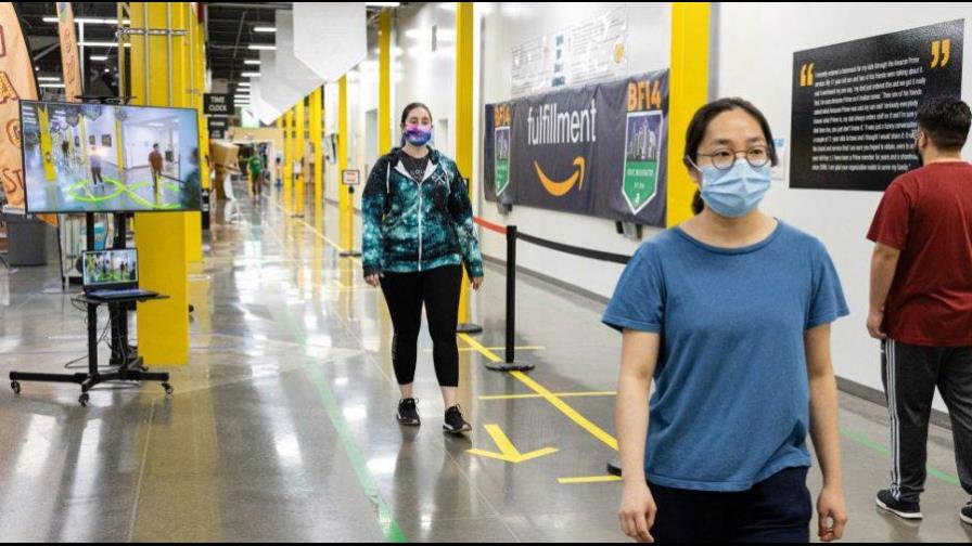 Amazon crea un ‘asistente de distancia’ para reducir contagios en el lugar de trabajo