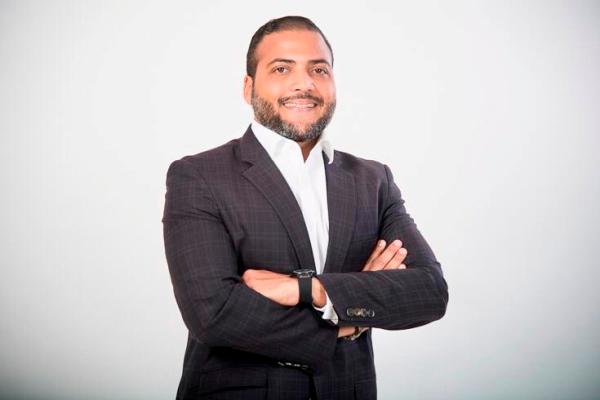 El catedrático universitario y dirigente nacional del Partido Revolucionario Dominicano (PRD), el joven Amín Vásquez.