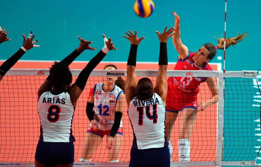 Las Reinas del Caribe pierden de Serbia en la Liga de Naciones