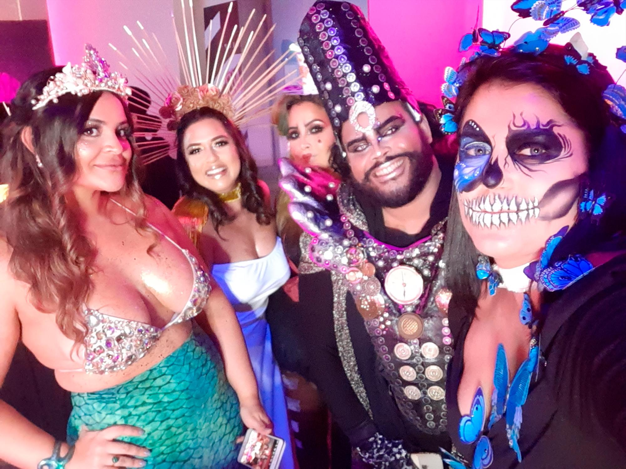 Anamia Abreu, Patty Astacio, Gabriel George y Paola Fabián.