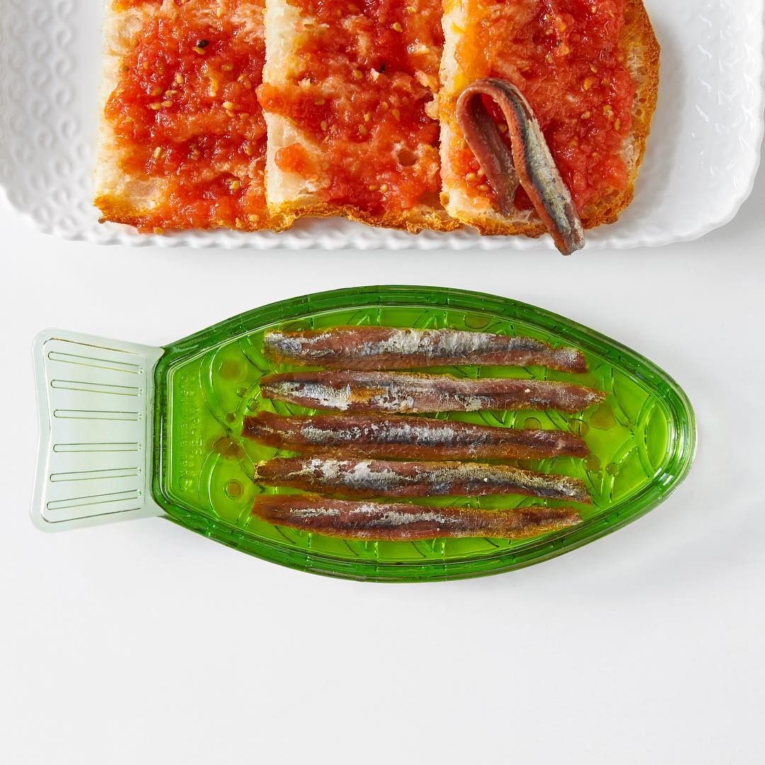 Anchoas preparadas por José Andrés.