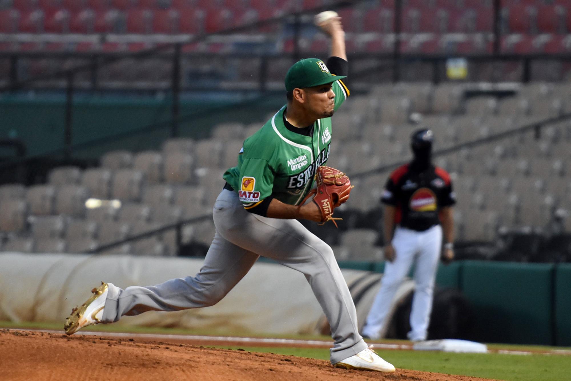 El zurdo Andy Otero, 0-0, 2.25, es la opción del dirigente Fernando Tatis, para enfrentar a las Águilas Cibaeñas el 12 de noviembre del 2021, en el Estadio Cibao de Santiago. (Prensa/E. Orientales)
