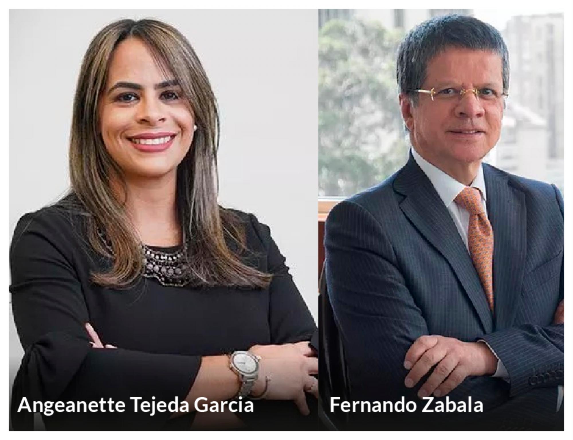 Angeanette Tejeda  y Fernando Zabala