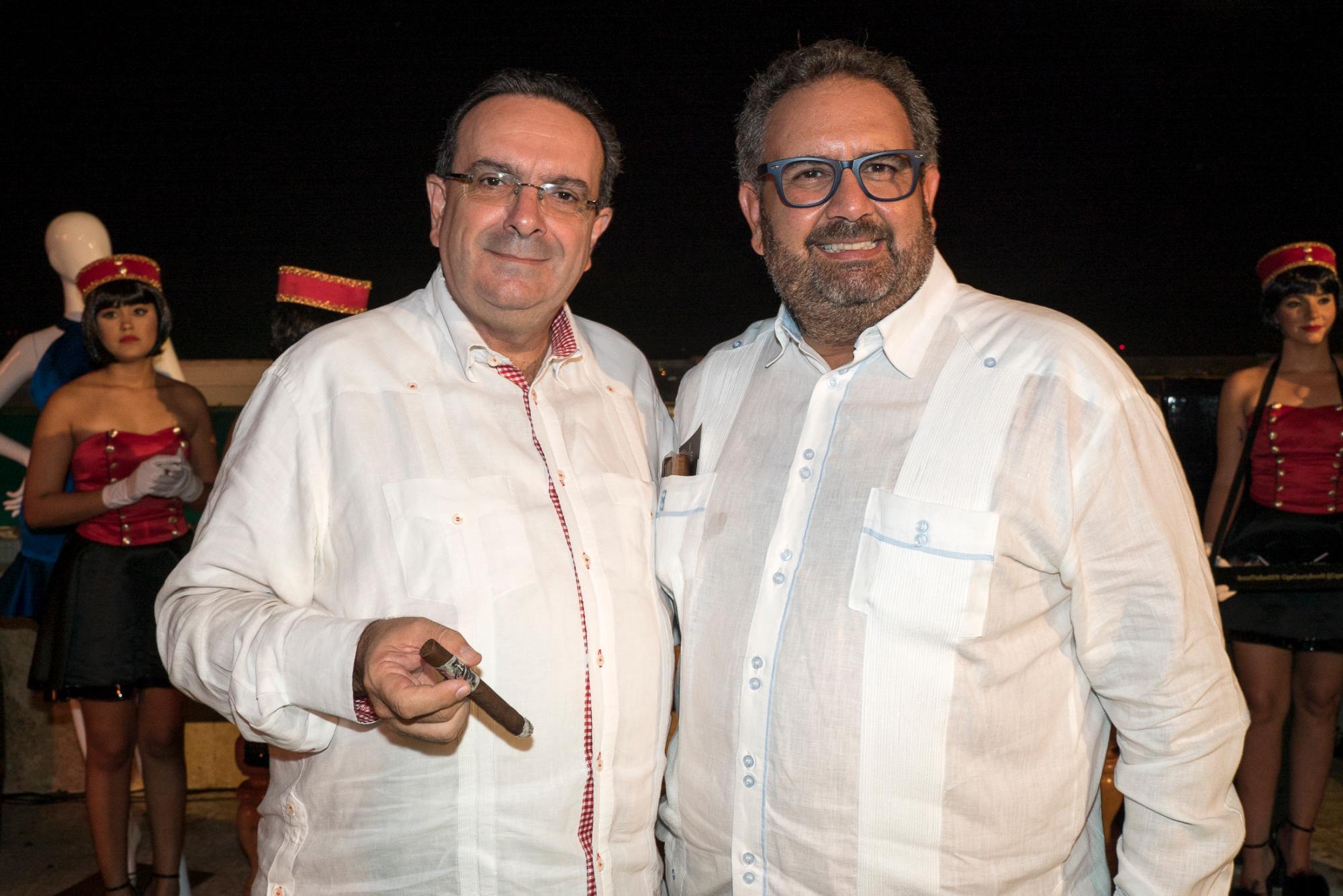 Angel García y Pedro Dajer.