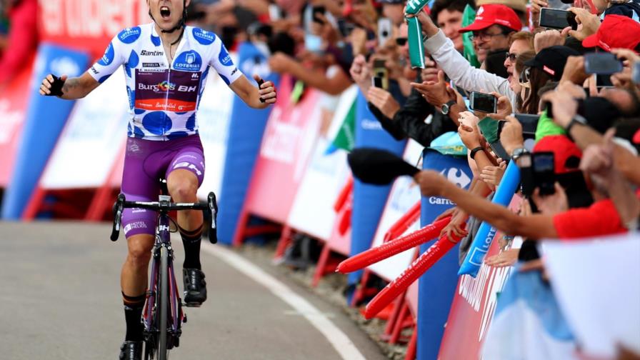 Madrazo gana la quinta etapa de la Vuelta, Miguel Ángel López nuevo líder