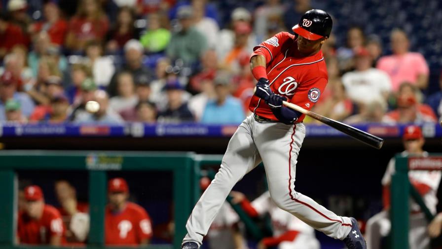 Juan Soto en el campo de entrenamiento, se enfoca en hacer el equipo