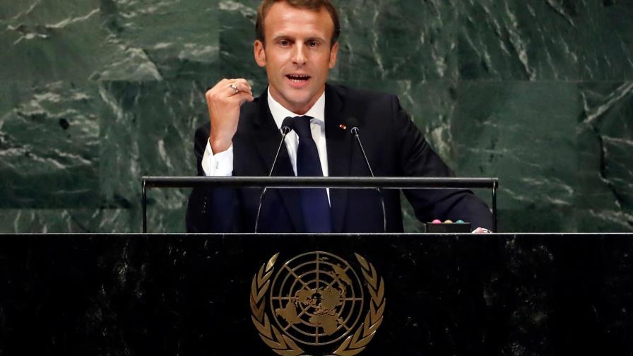 Macron dice que “Europa apoya la restauración de la democracia en Venezuela”