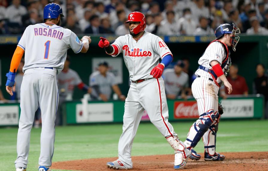 Soto, Santana y Rosario jonroneraron, pero estrellas de la MLB cayeron en Japón