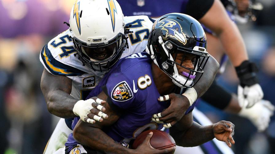 Chargers exhiben a Lamar Jackson y eliminan a Ravens Chargers exhiben a Lamar Jackson y eliminan a Ravens